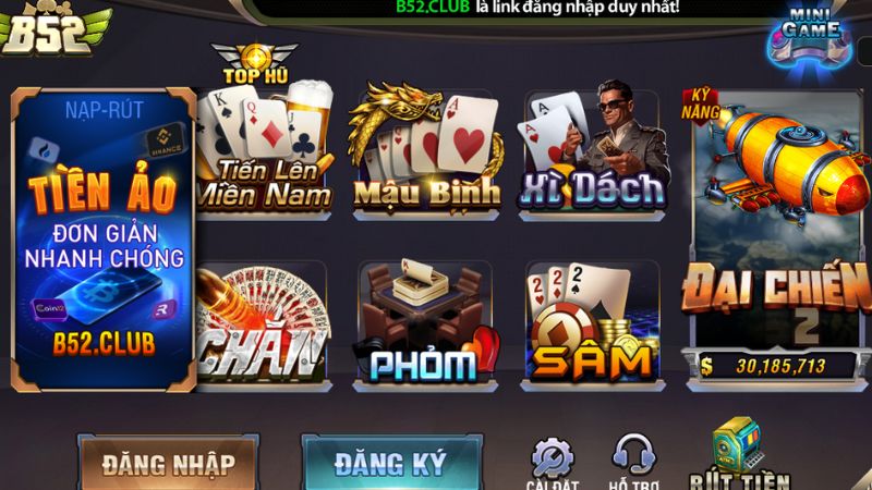 Giới thiệu sơ lược về game tiến lên B52