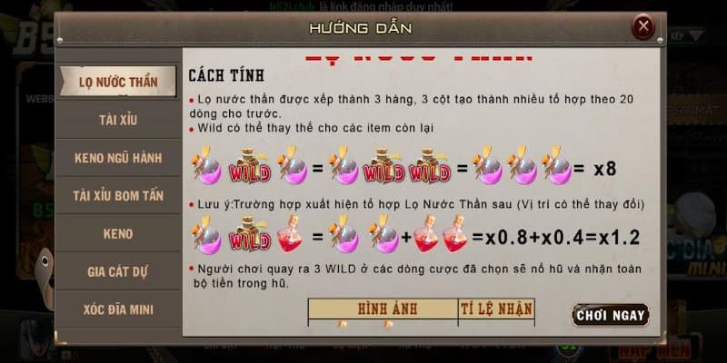 Luật chơi về mini game cực hay