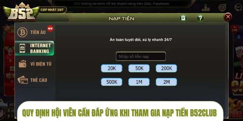 nap-tien-b52club-quy-dinh